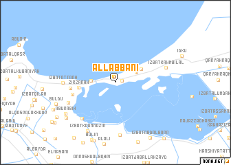 map of Al Labbānī