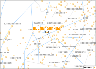 map of Allādād Rāhuja