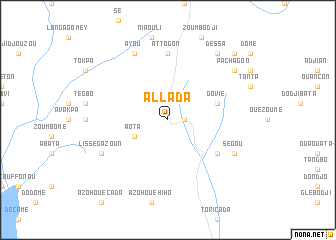 map of Allada