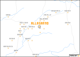 map of Allagarno