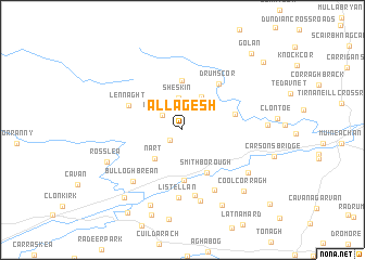 map of Allagesh