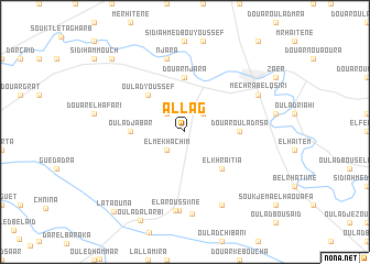 map of Allag