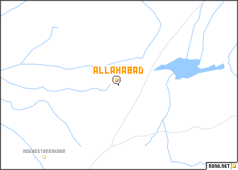 map of Allāhābād