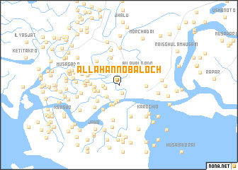 map of Allāhanno Baloch