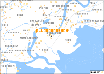 map of Allāhanno Shāh