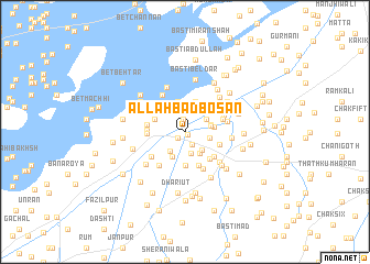 map of Allāhbād Bosan