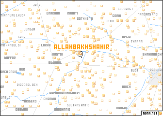 map of Allāh Bakhsh Ahīr