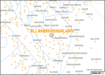 map of Allāh Bakhsh Dalwāni