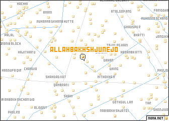 map of Allāh Bakhsh Junejo