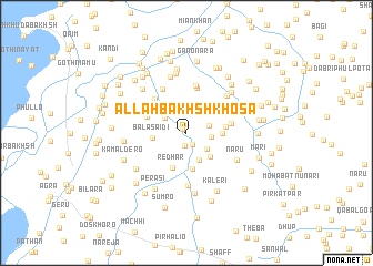 map of Allah Bakhsh Khosa