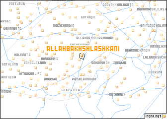 map of Allāh Bakhsh Lashkāni