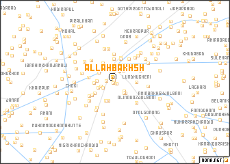 map of Allāh Bakhsh