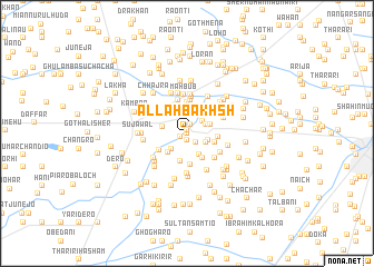 map of Allāh Bakhsh