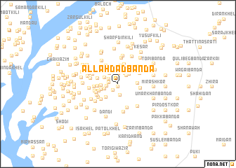 map of Allāhdād Bānda