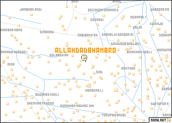 map of Allahdād Bhambro