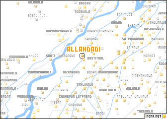 map of Allāhdādi