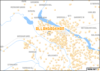 map of Allāhdād Khān