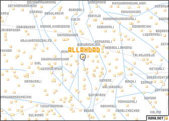 map of Allāhdād