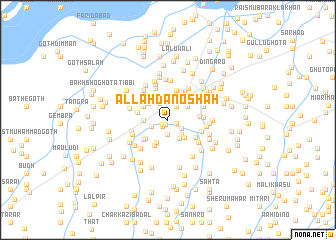 map of Allah Dāno Shāh
