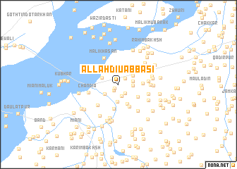 map of Allāh Diu Abbāsi