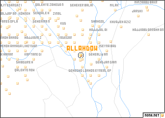 map of Allāh Dow