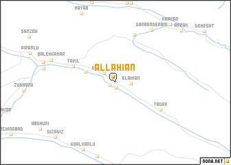 map of Allāhīān