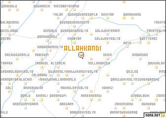 map of Allāh Kandī