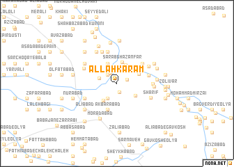 map of Allāh Karam