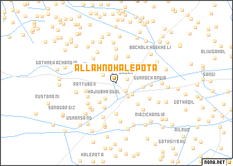 map of Allāhno Hālepota