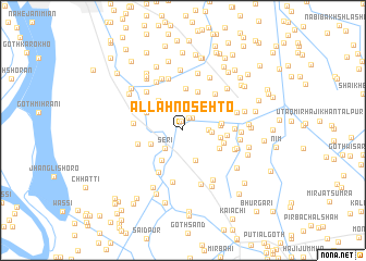 map of Allāhno Sehto