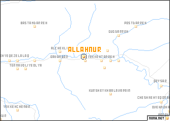 map of Allāh Nūr