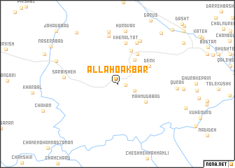 map of AllāhoAkbar