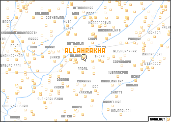 map of Allah Rakha