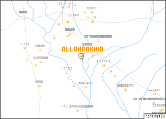 map of Allāh Rakhia