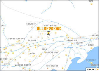 map of Allāh Rakhia