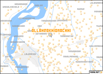 map of Allāh Rakhio Māchhi