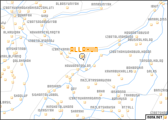 map of Al Lāhūn