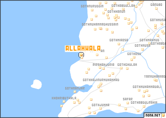 map of Allāhwāla