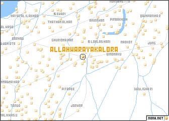 map of Allāhwaraya Kalora