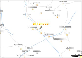 map of Allāhyārī