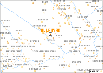 map of Allāhyārī