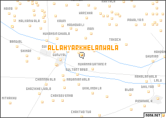 map of Allahyār Khelānwāla