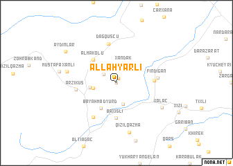 map of Allahyarlı