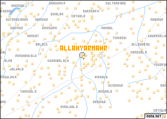 map of Allāhyār Mahr