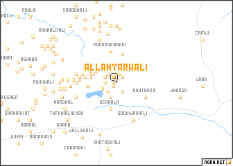 map of Allāhyarwāli