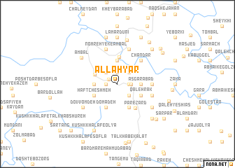 map of Allāh Yār