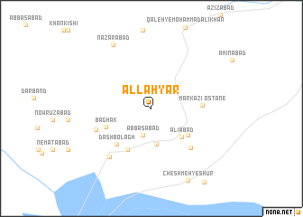 map of Allāhyār