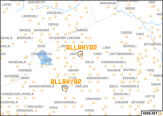 map of Allāhyār