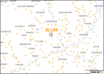 map of Allāh