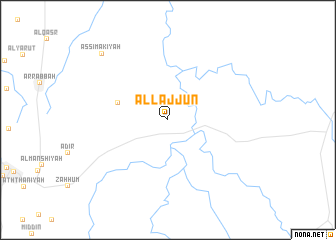 map of Al Lajjūn